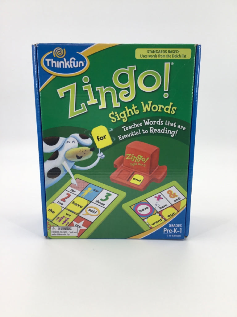 ThinkFun Zingo! Sight Words Game