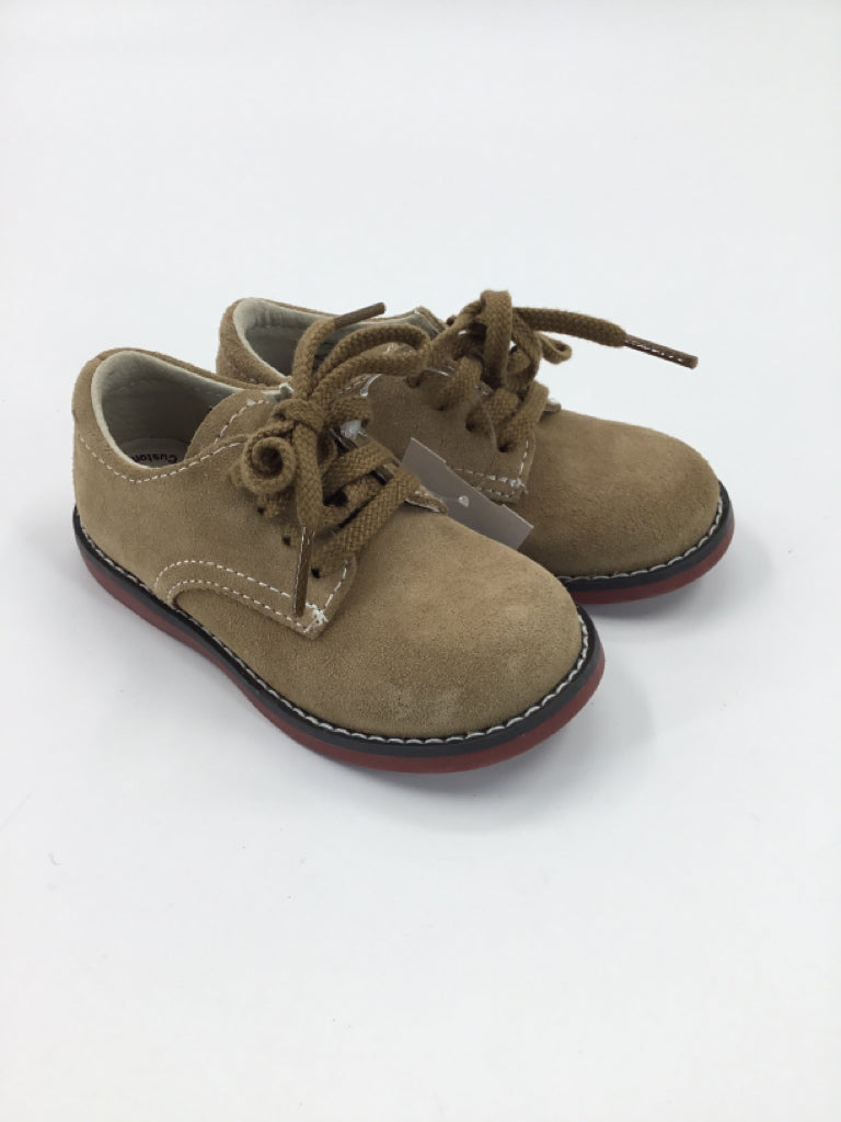 Footmates Child Size 6.5 Youth Brown Dress Shoes