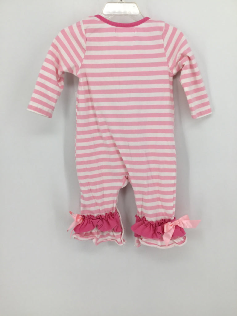 Marie Nicole Child Size 6-12 Months Pink Christmas Outfit