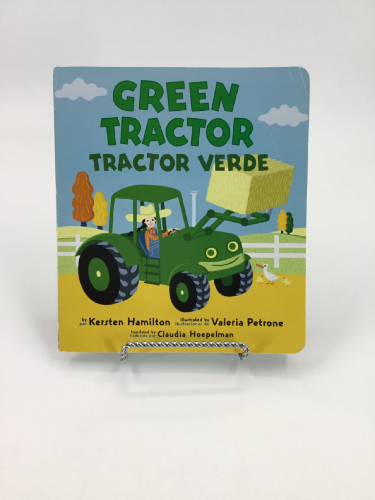 Green Tractor, Tractor Verde Paper Back Book