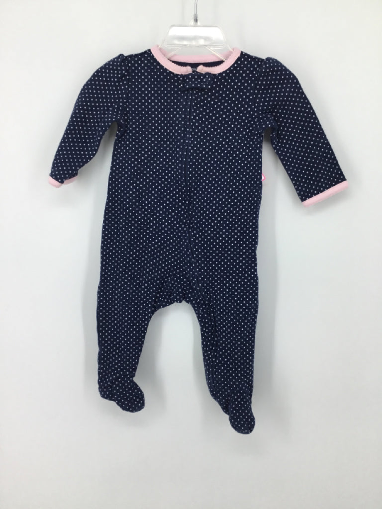Simple Joys made by Carters Child Size 3-6 Months Navy Sleepers