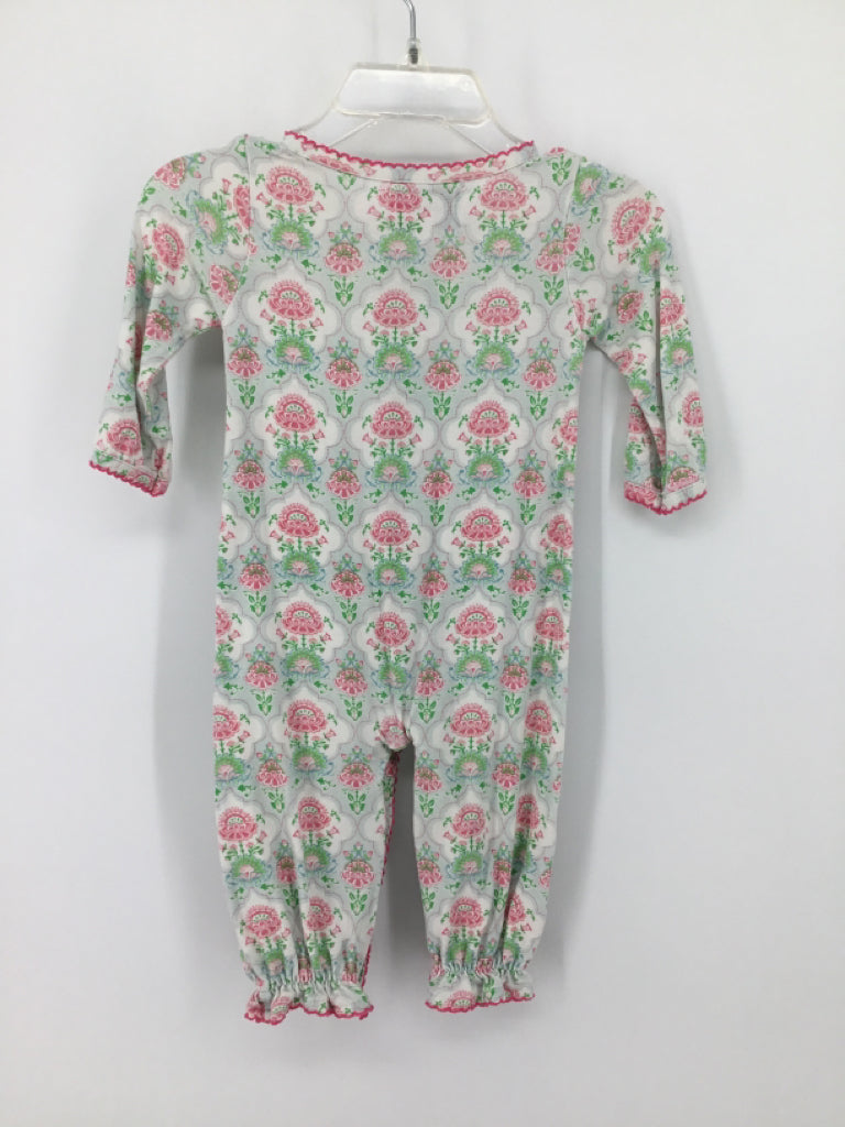 Mudpie Child Size 0-3 Months Multi-Color Pajamas - girls