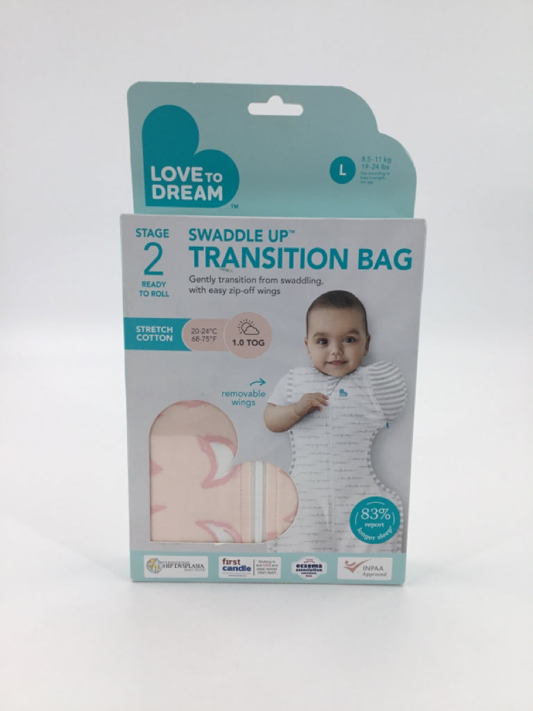 Love to Dream Transition Bag Child Size L White Sleep Sacks & Swaddles