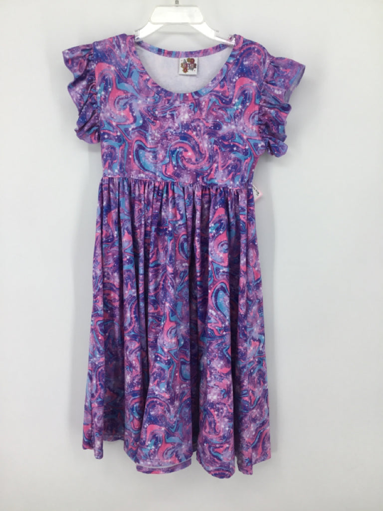 The Sister Shop Child Size 7 Purple Dress - girls