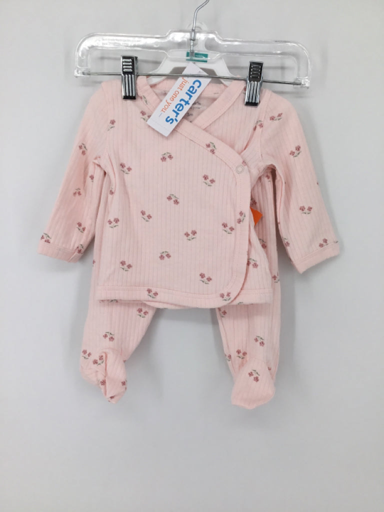 Just One You Made by Carters Child Size 3 Months Pink Outfit - girls