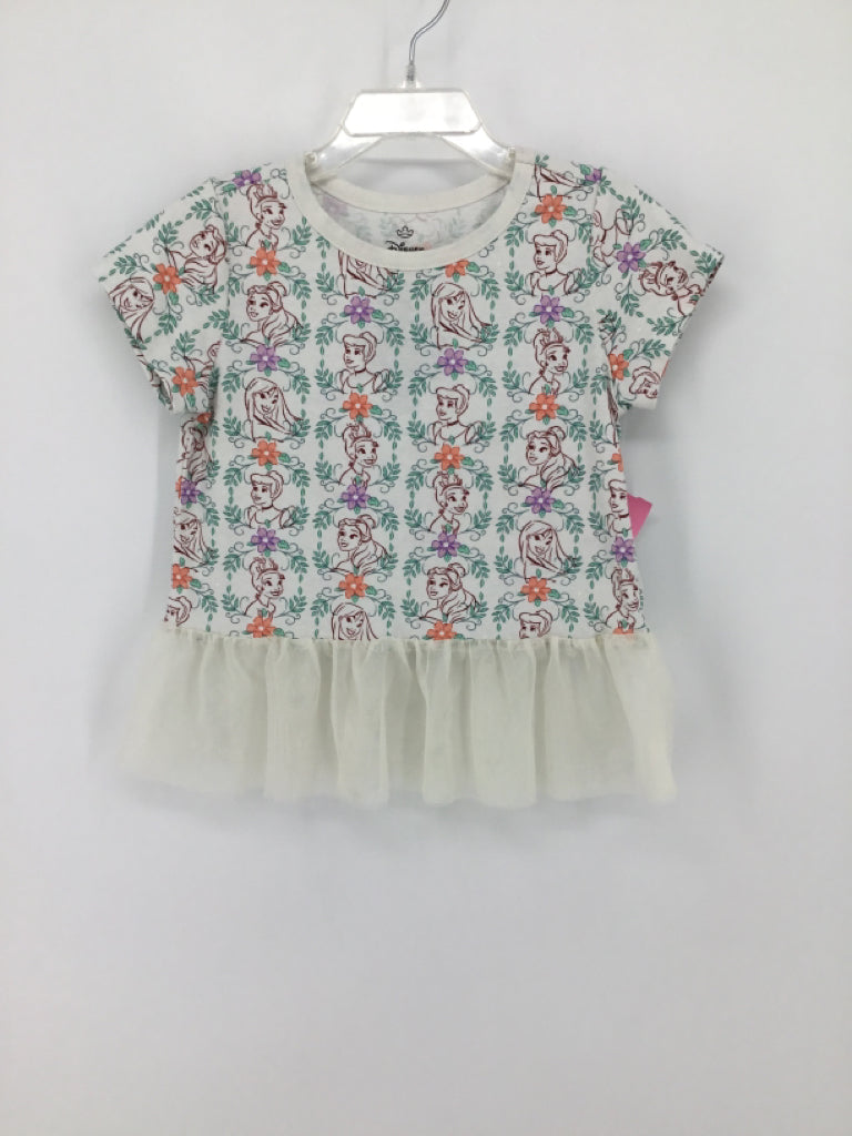 Disney Child Size 4 White Shirt - girls