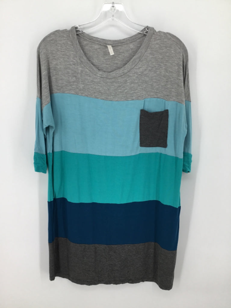 Pink Blush Size M Cotton Blend Top