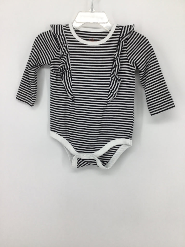 Cat & Jack Child Size 3-6 Months Black Onesie