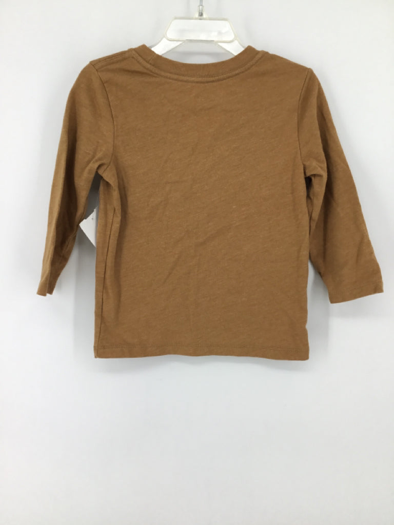 Cat & Jack Child Size 2 Tan Thanksgiving T-Shirt