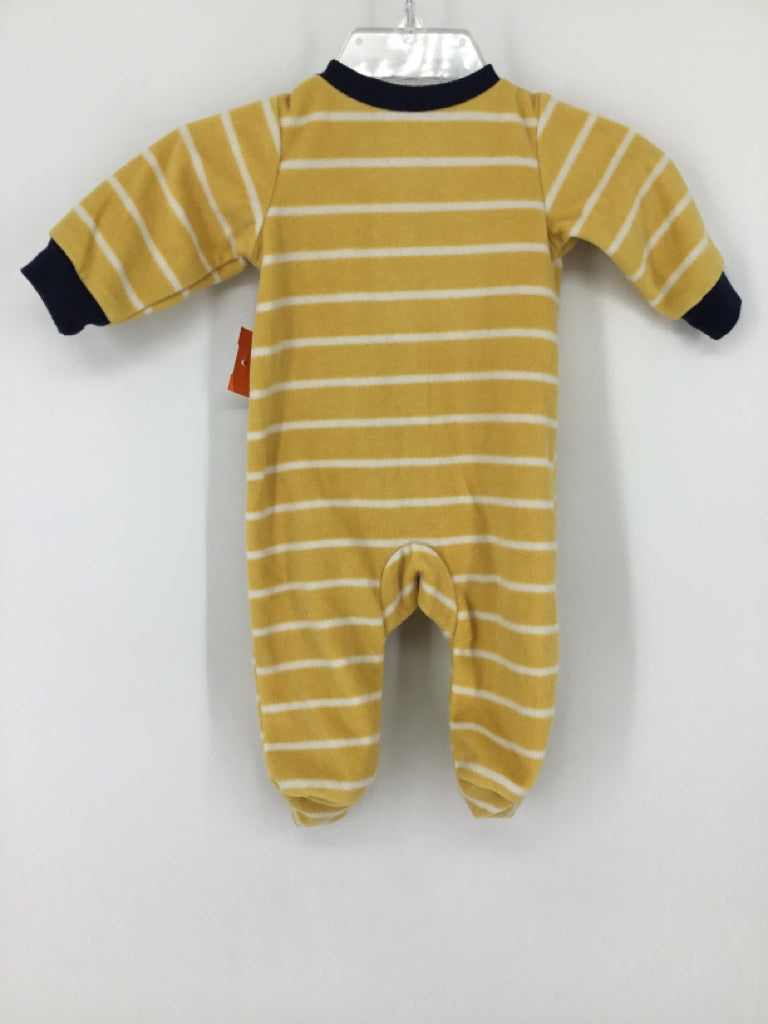 Carter's Child Size Newborn Yellow Sleepers