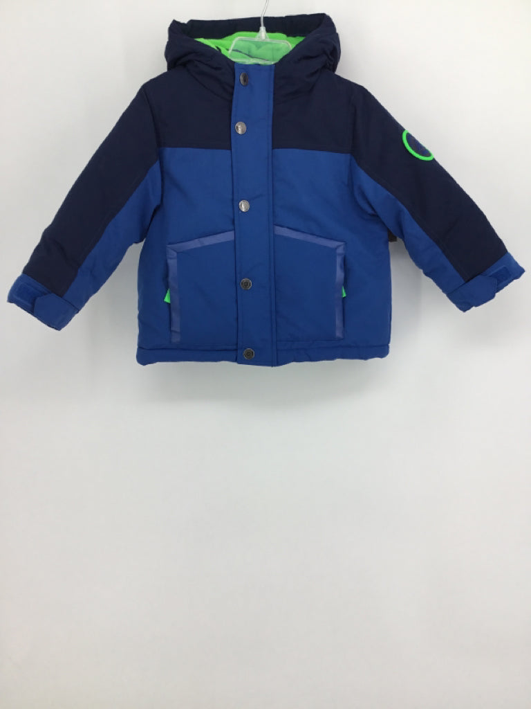 Carter's Child Size 24 Months Blue Solid Outerwear - boys