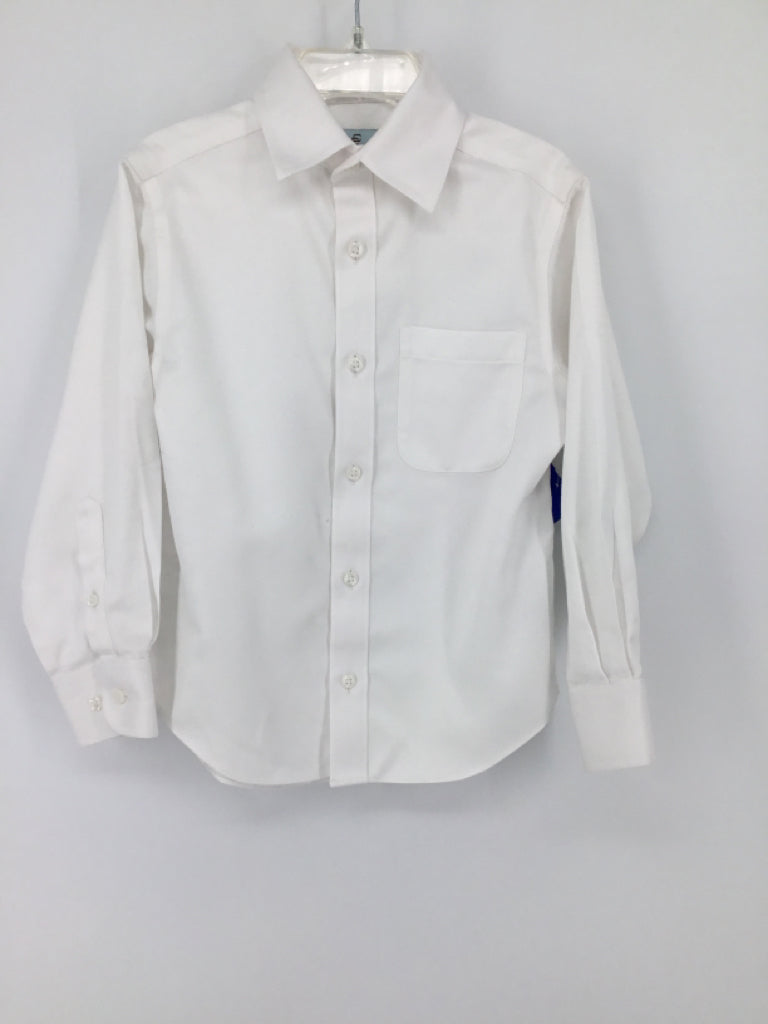 Class Club Child Size 4 White Solid Shirt - boys