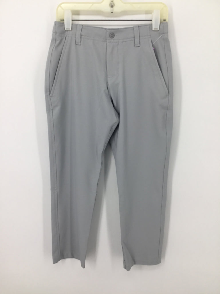 Under Armour Child Size 8 Gray Solid Pants - boys