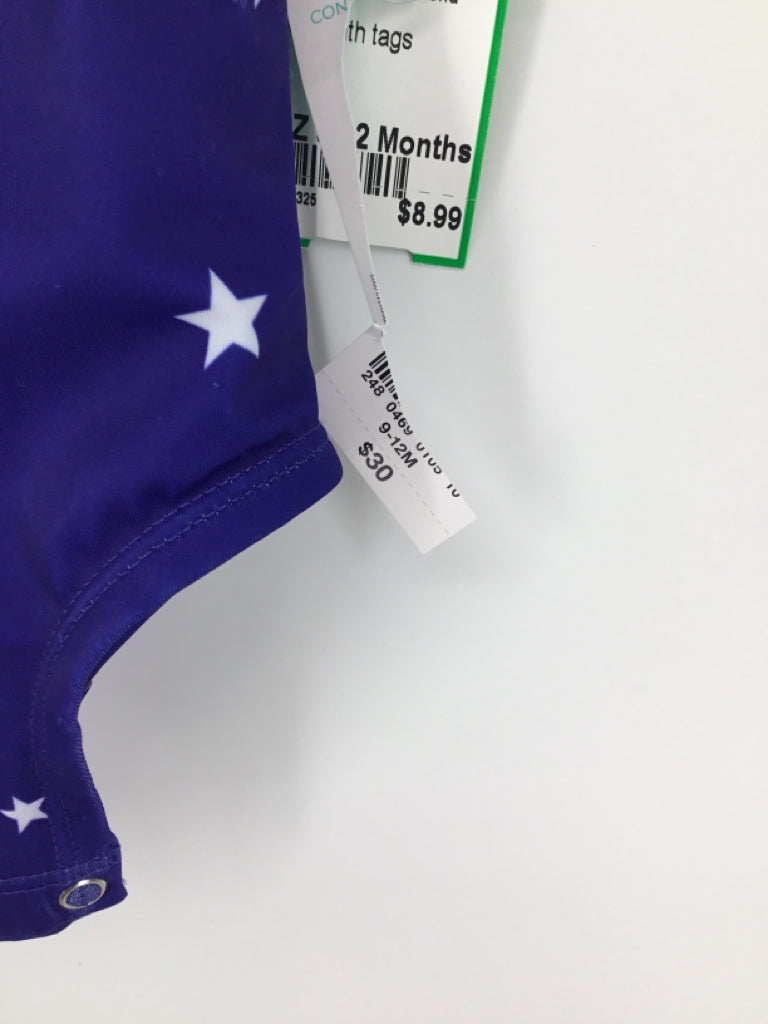 Outdoor Oasis Child Size 9-12 Months Blue Swimwear - girls