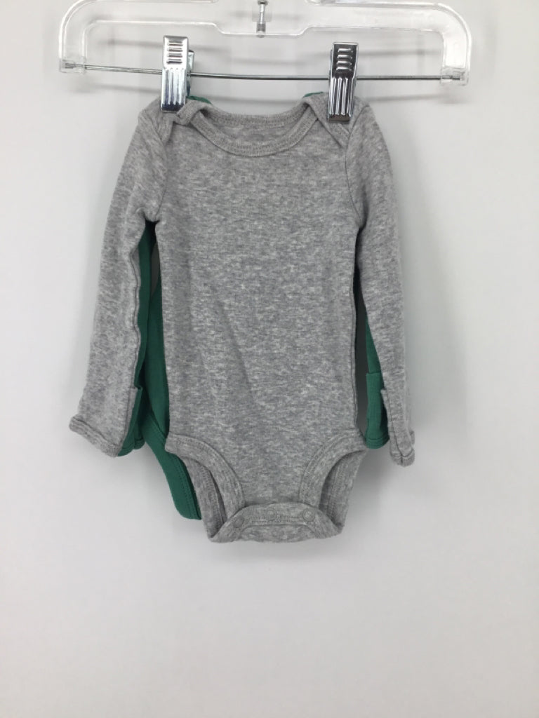 Carter's Child Size Newborn Gray Onesie