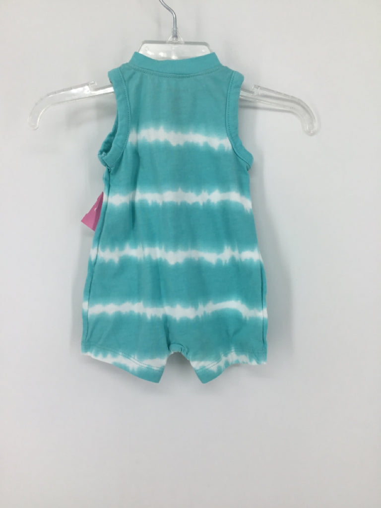 Carter's Child Size Newborn Blue Tye Dye Outfit - boys