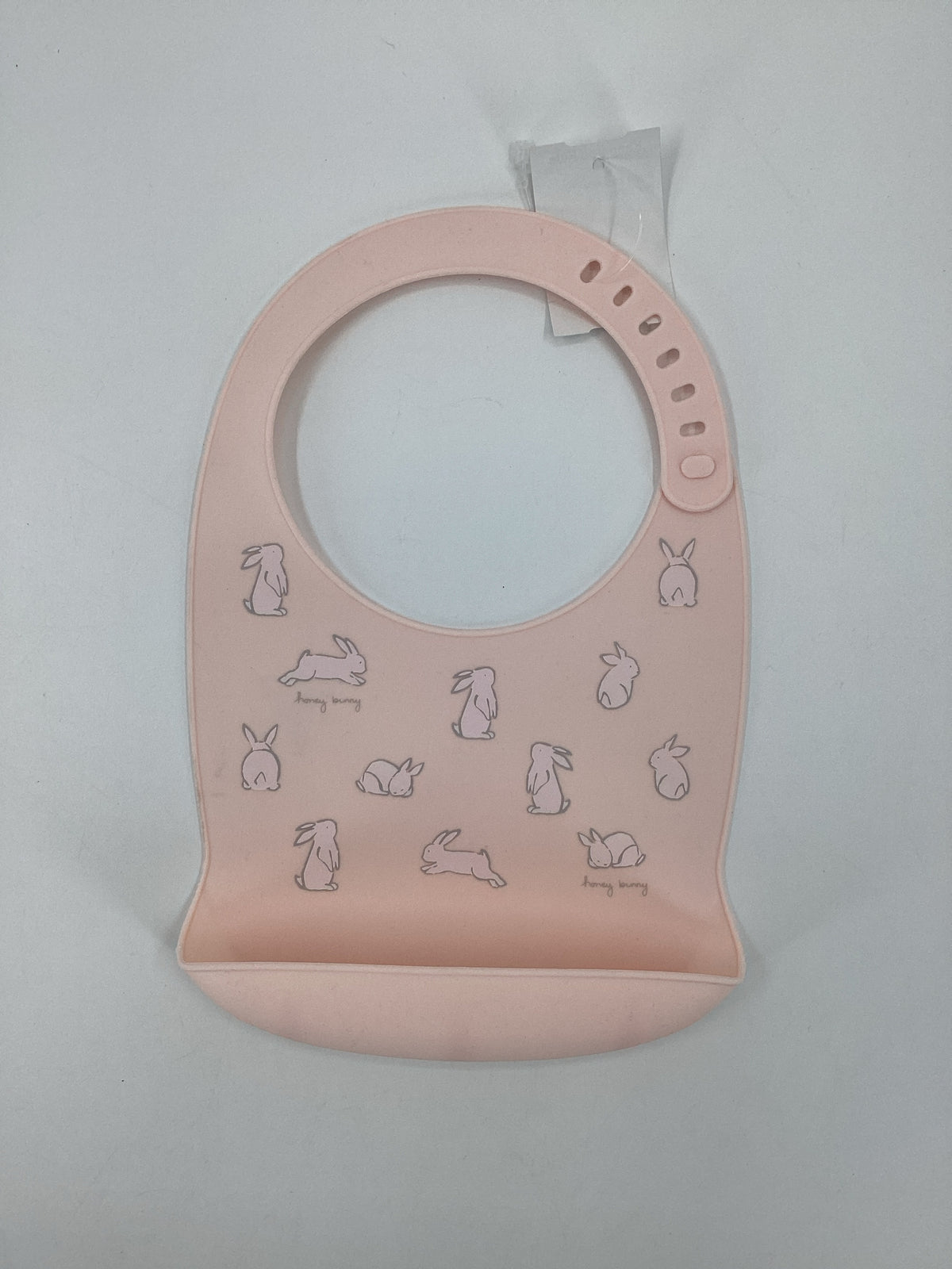 Pottery Barn Kids Pink Silicone Bib