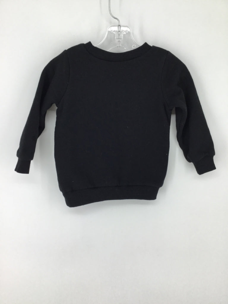 Mudpie Child Size 12-18 Months Black Halloween Sweatshirt