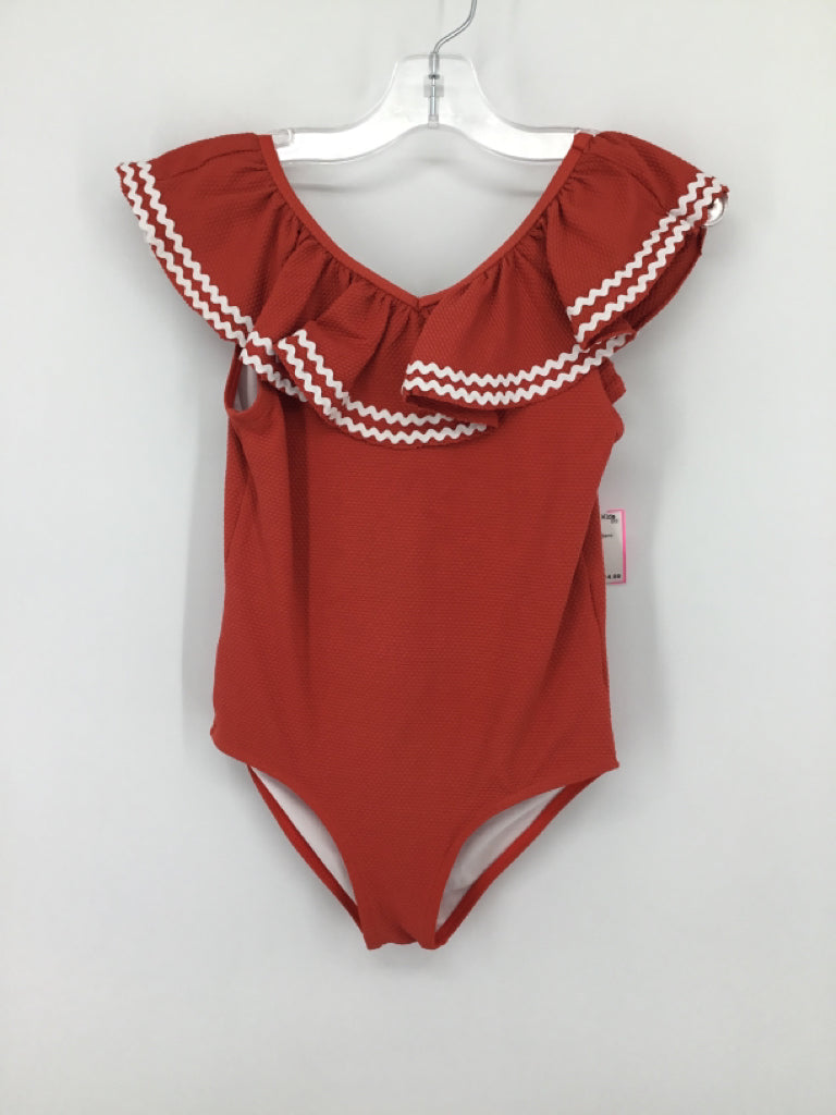 Janie and Jack Child Size 8 Red Swimwear - girls