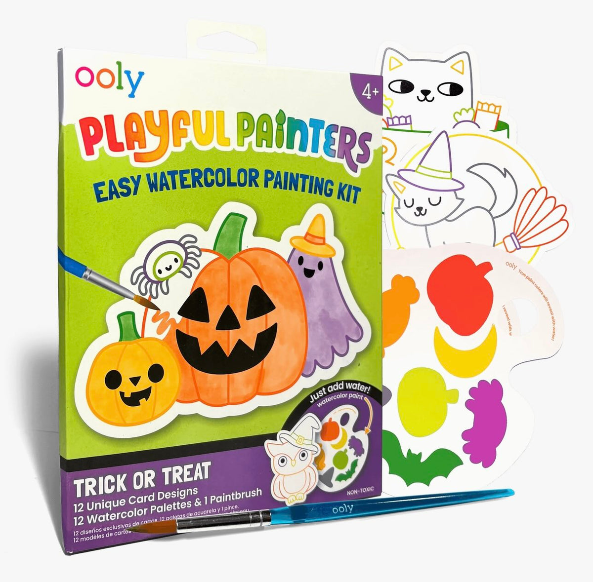 Ooly - Playful Painters Easy Waterdeolor Painting Kit (Trick or Treat)