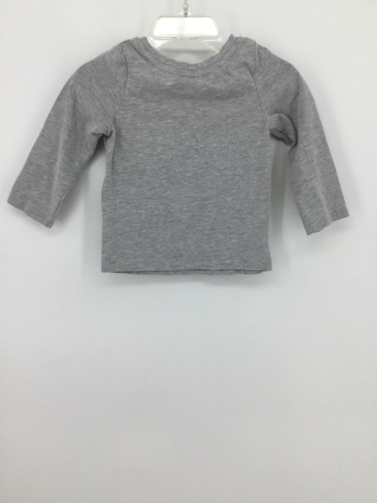 Cat & Jack Child Size 12 Months Gray T-shirt - girls