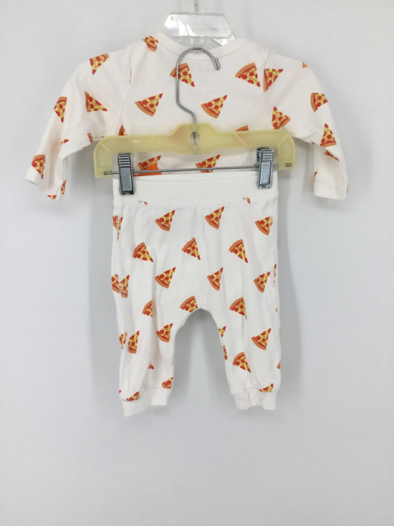 Monica + Andy Child Size 3-6 Months White Print Outfit - boys
