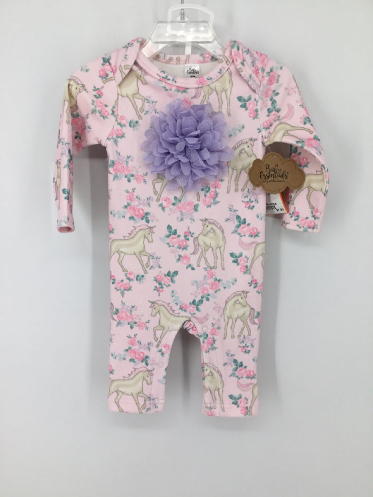 Baby Essentials Child Size 6 Months Pink Outfit - girls