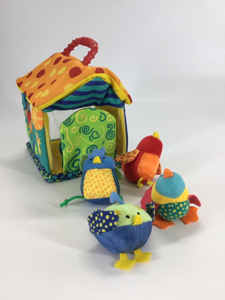 Manhattan Toy Company Pull & Peek Bird House