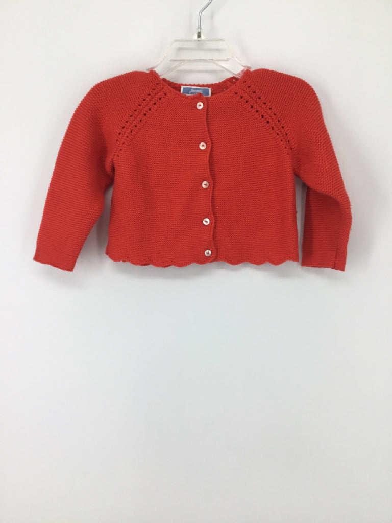 jacadi Child Size 12 Months Red Sweater - girls