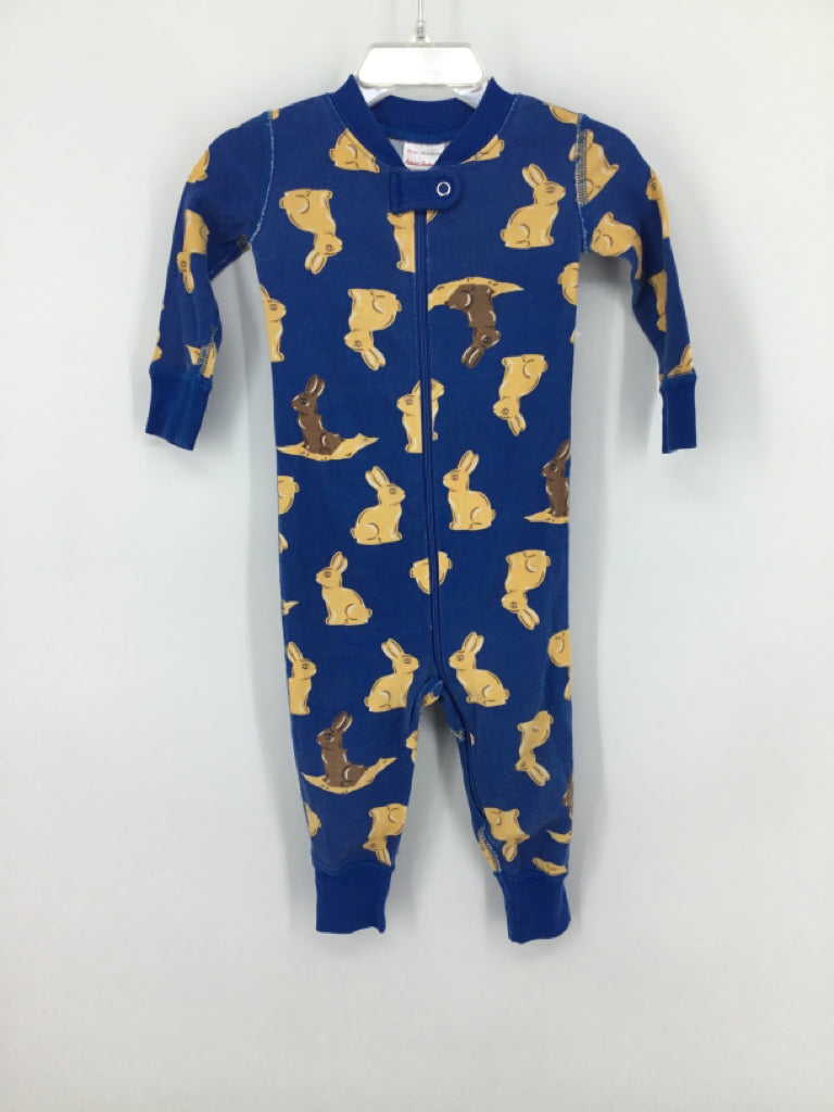 Hanna Andersson Child Size 6-12 Months Blue Easter Pajamas