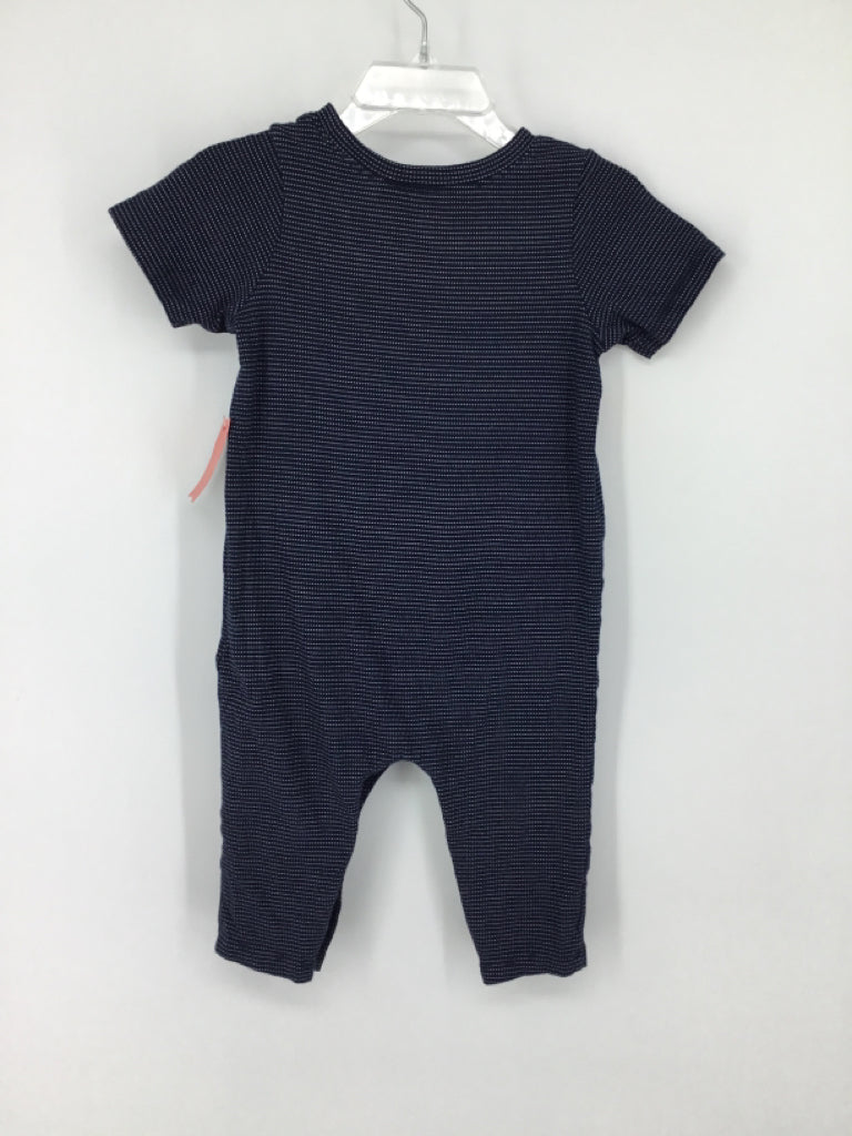 Old Navy Child Size 6-12 Months Navy Print Outfit - boys