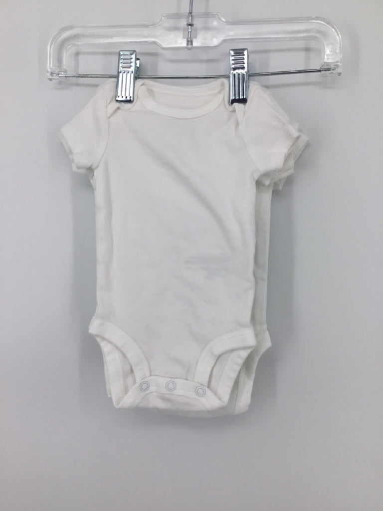 Carter's Child Size Newborn White Onesie