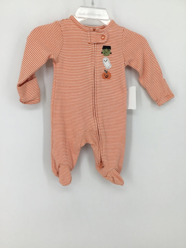 Just One You Made by Carters Child Size Newborn Orange Halloween Sleeper