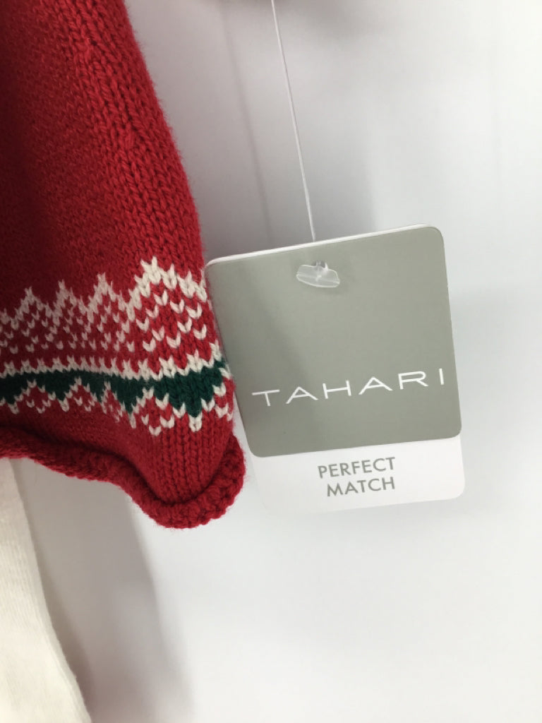 Tahari Child Size 3-6 Months Red Christmas Dress