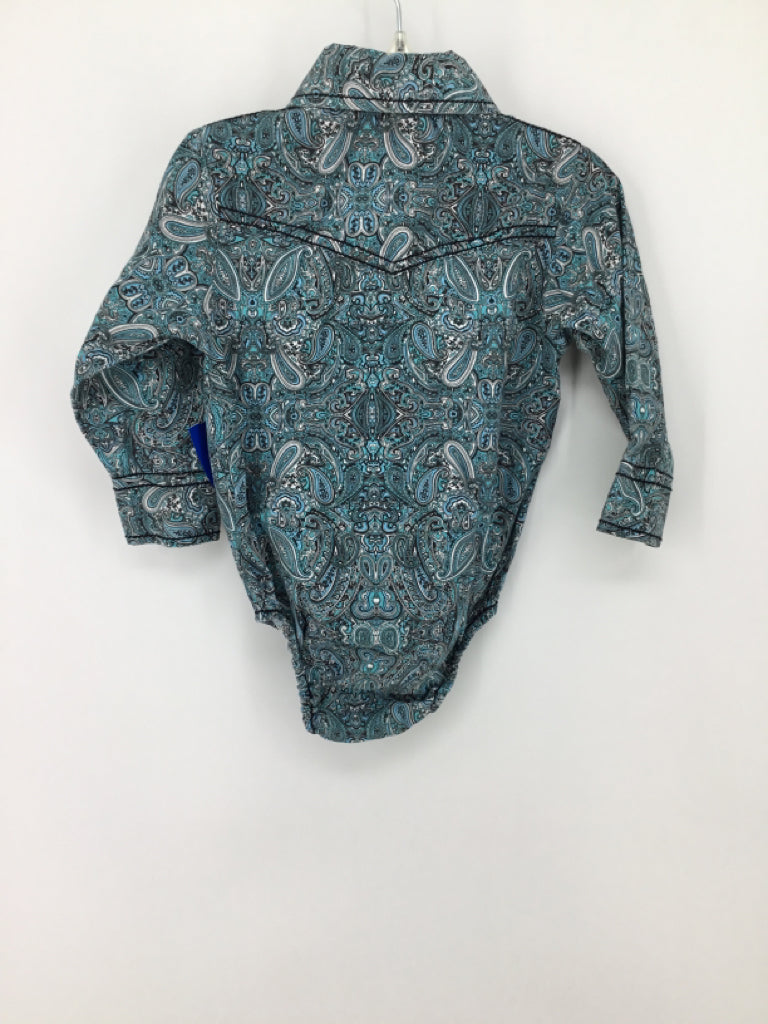 Rafter Child Size 18 Months Teal Onesie