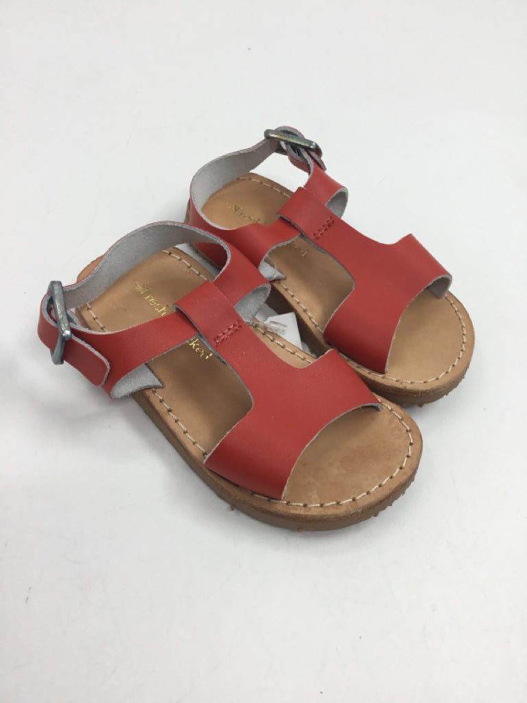 Freshly Picked Child Size 4 Toddler Coral Sandals/Flip Flops