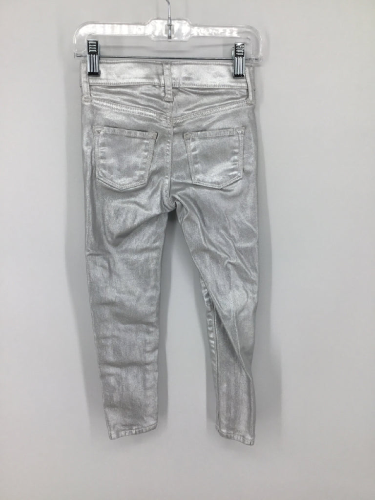 Old Navy Child Size 5 Silver Pants - girls