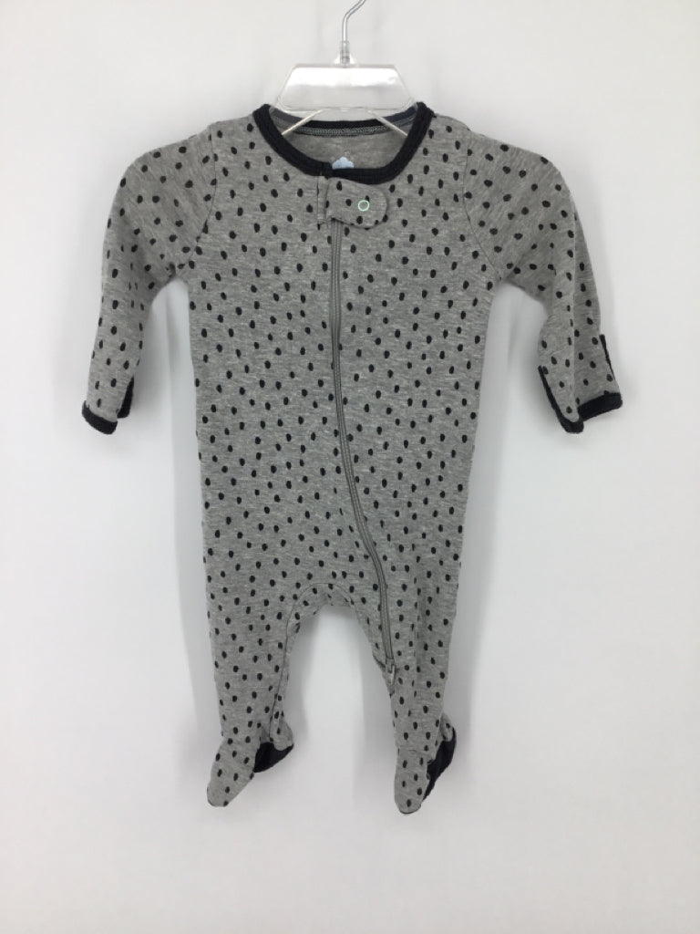 cloud island Child Size 0-3 Months Gray Sleepers