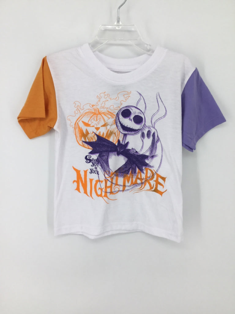 Disney Child Size 3 White Halloween T-Shirt