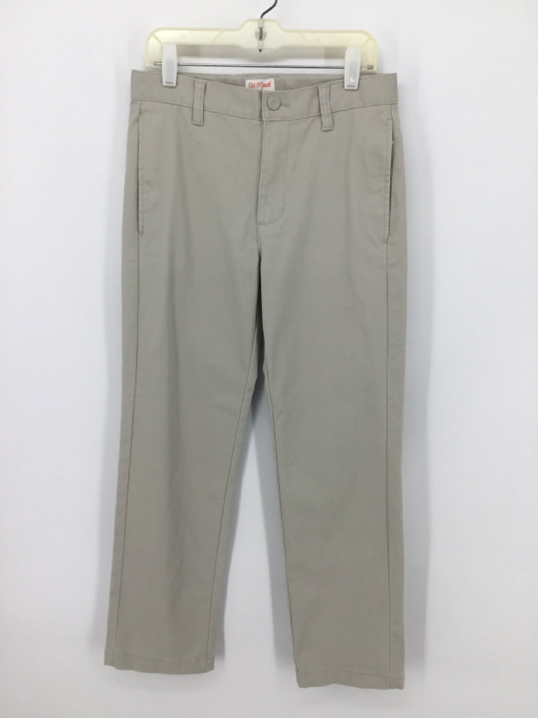 Cat & Jack Child Size 12 Tan Solid Pants - boys