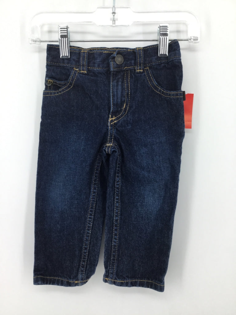 Carter's Child Size 12 Months Blue Solid Jeans - boys