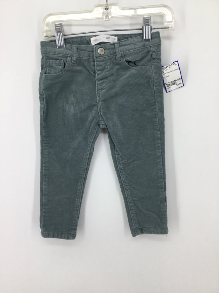 Zara Child Size 18-24 Months Green Pants - girls