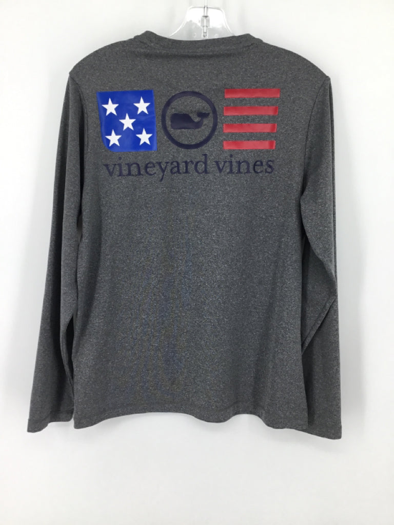 vineyard vines Child Size 8 Gray screen printed T-shirt - boys