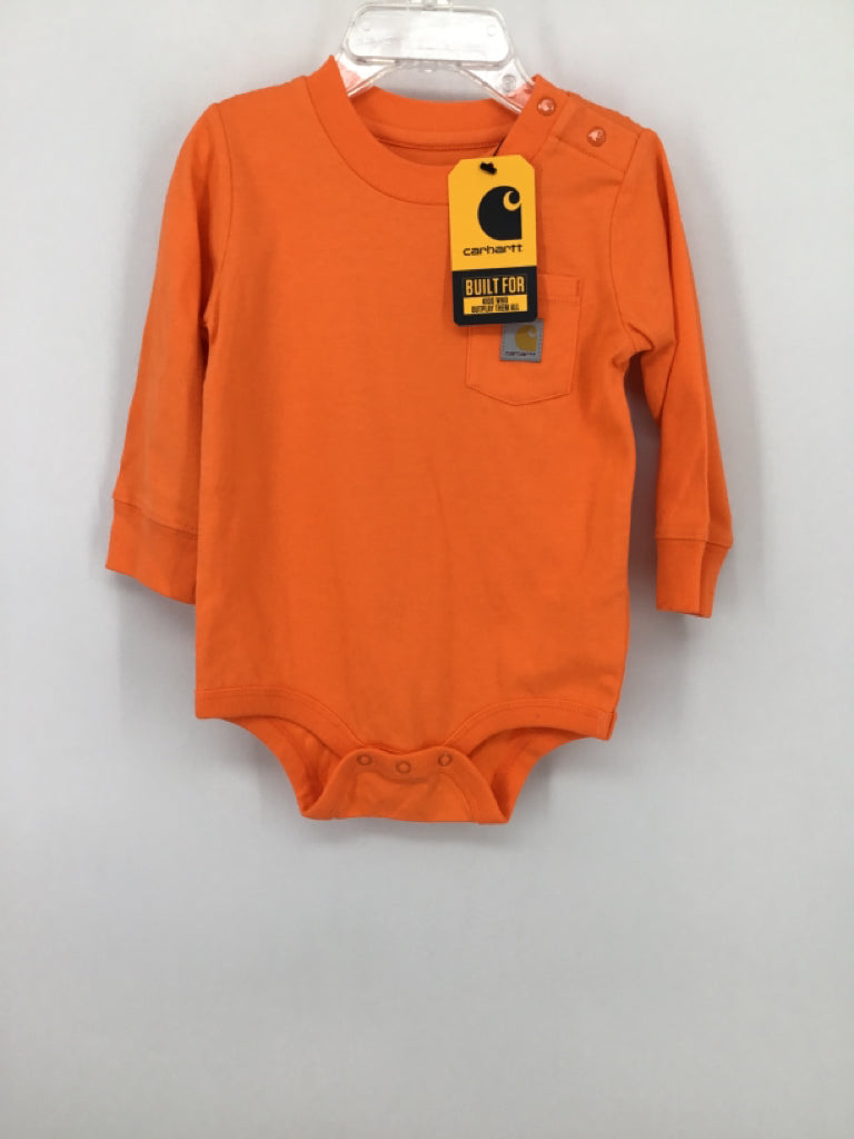 Carhartt Child Size 9 Months Orange Onesie