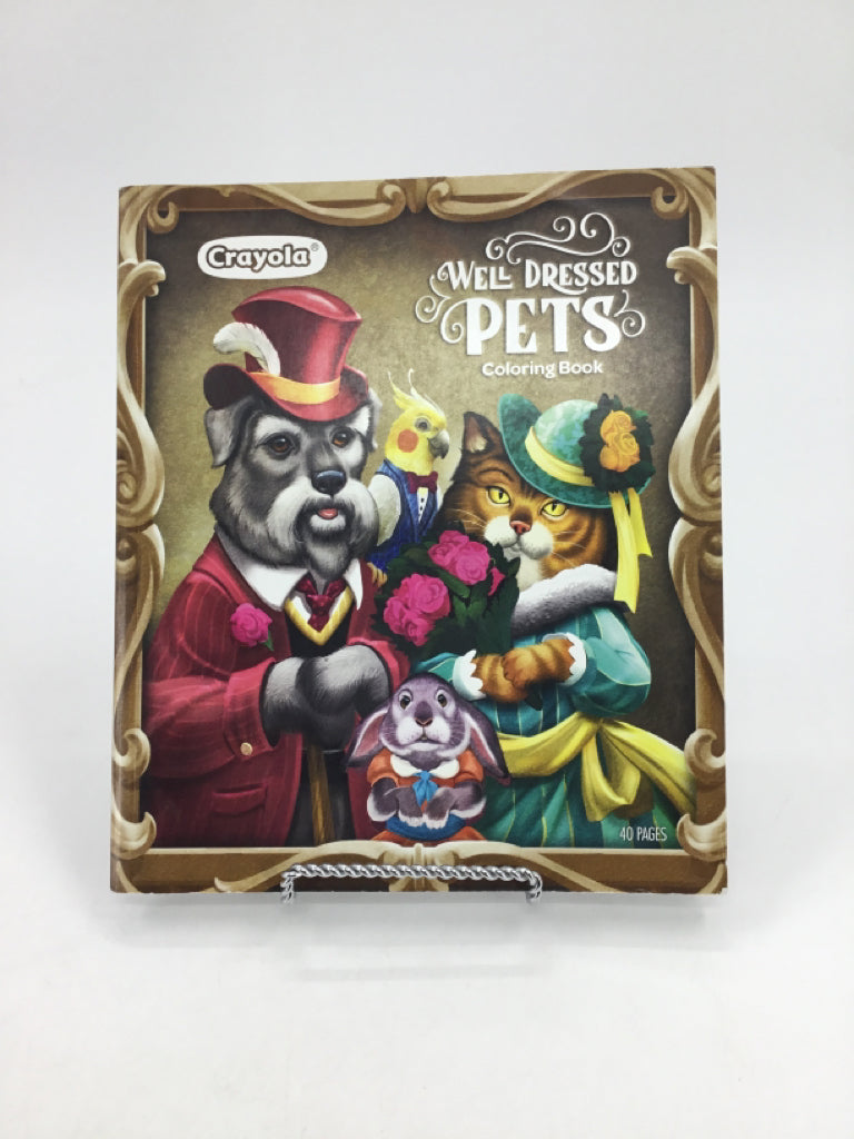 Crayola Well Dressed Pets Coloring Book