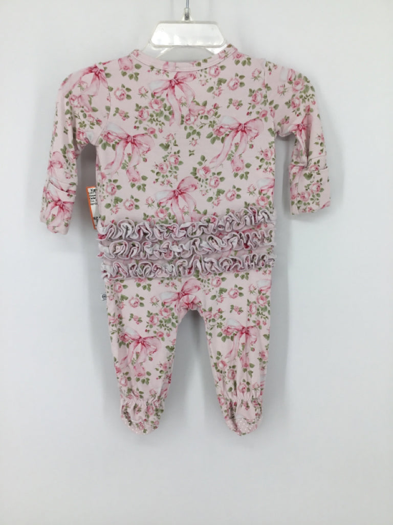 Caden Lane Child Size Newborn Pink Sleepers