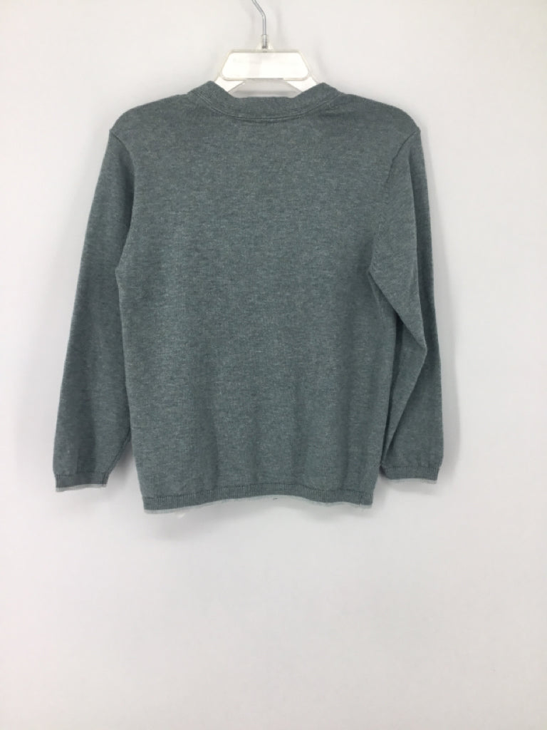 Zara Child Size 3 Gray Solid Sweater - boys