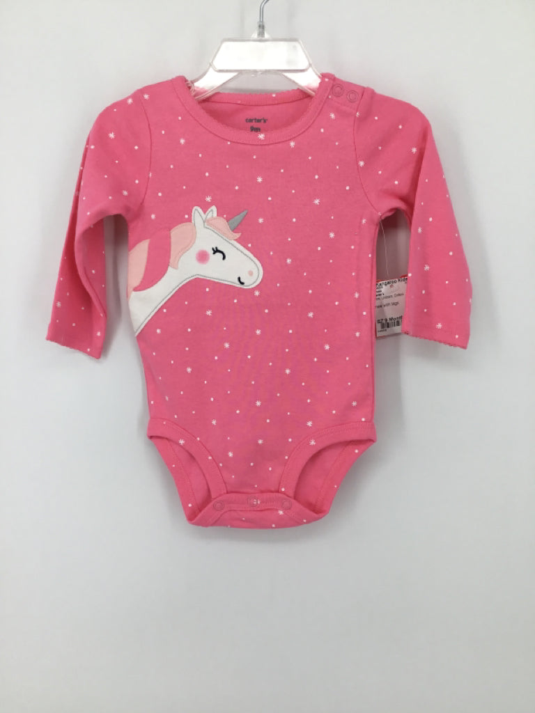 Carter's Child Size 9 Months Pink Onesie