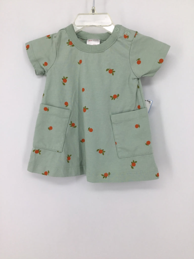 Hanna Andersson Child Size 3-6 Months Green Dress - girls