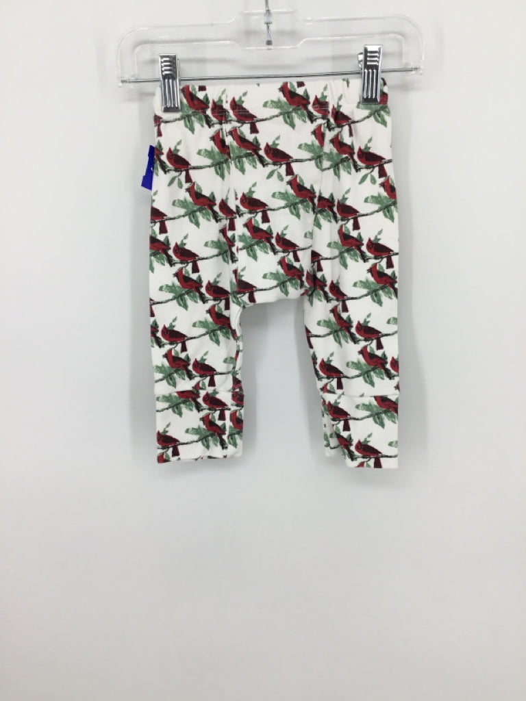 Kate Quinn Organics Child Size 12-18 Months Red Birds Pants - boys